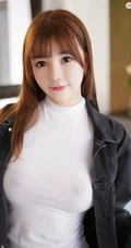 衣服都快撑不住了的波涛汹涌身形匀称女生UU酱紧身衣短裤街拍图片