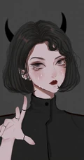 可做头像的暗黑系12星座手绘动漫女生，适合霸气冷酷高冷无情女孩