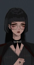 可做头像的暗黑系12星座手绘动漫女生，适合霸气冷酷高冷无情女孩
