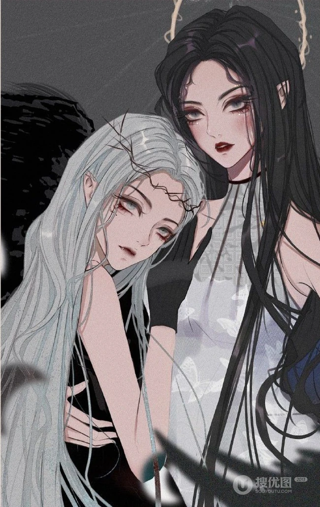 可做头像的暗黑系12星座手绘动漫女生，适合霸气冷酷高冷无情女孩