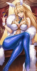 萌萌气质的二次元带尾巴动漫狐狸女图片图集