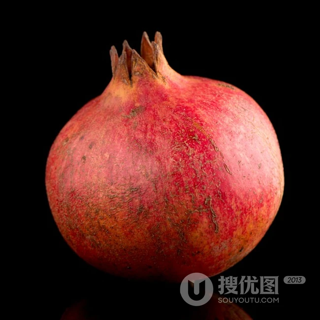 红色成熟的石榴图片，或被掰开了，揉碎了的石榴图片 第13张