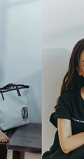 杨蓉气质时髦连衣裙套装杂志写真图片
