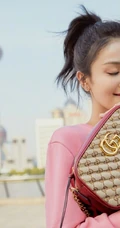 江苏女明星白鹿元气满满出街随拍写真图片
