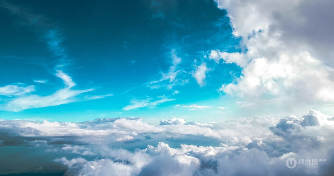 高清天空的云层唯美风景桌面壁纸图片