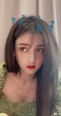 宋祖儿大玩各种手机特效可爱自拍图片