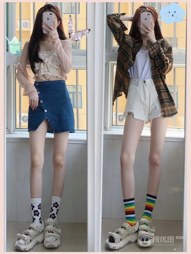 夏日的风-16套适合高个子女生的夏日穿搭​​图片推荐