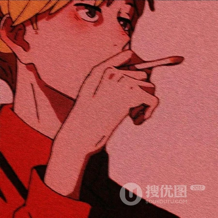 略带伤感的手绘插画动漫头像，以及男生霸气冷酷的个性图片