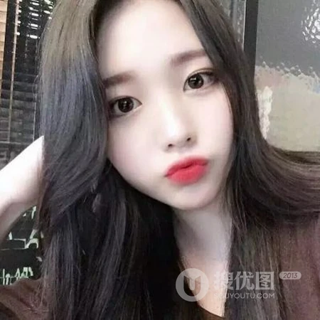 嘟嘴乖巧，少女心的真人女生头像图片