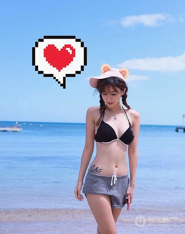 真正线条感纤细线条，香港气质女生樂宜LokYi气质自拍旅游生活照图片