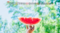 给这个夏日来点清凉的小清新壁纸吧，精选2020年6月日历壁纸图片