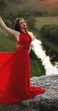 浪漫唯美的欧女生生户外写真摄影美图