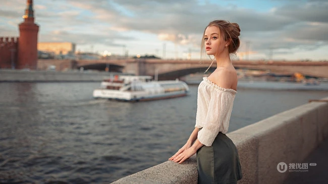 浪漫唯美的欧女生生户外写真摄影美图
