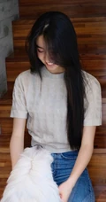 木村光希长发及腰甜美写真照片