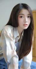爱音乐的漂亮动人文艺系女生小姐姐清新气质动人室内写真图片