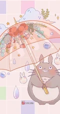 宫崎骏治愈系插画作品，超可爱的龙猫等人物插画图片