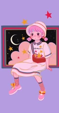各种不同穿着搭配的可爱动漫女孩，画师木丣muyou作品