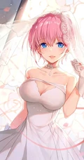 《五等分的花嫁》气质人物女主角中野一花好看壁纸图片