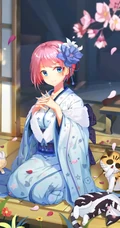 《五等分的花嫁》气质人物女主角中野一花好看壁纸图片