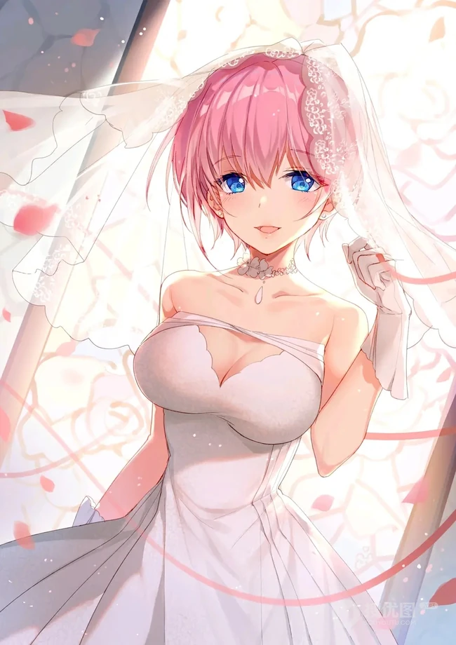 《五等分的花嫁》气质人物女主角中野一花好看壁纸图片
