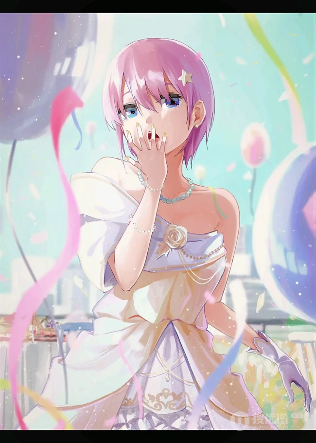 《五等分的花嫁》气质人物女主角中野一花好看壁纸图片