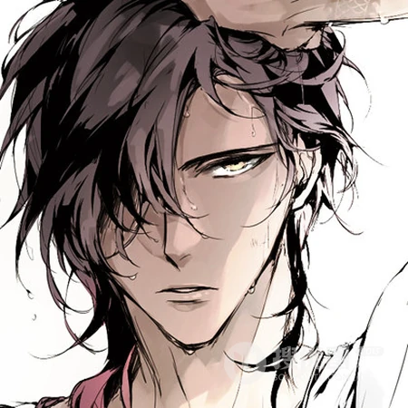 动漫男头大汗淋漓的动漫男生头像图片