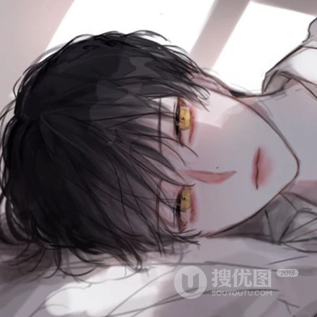 动漫男头大汗淋漓的动漫男生头像图片