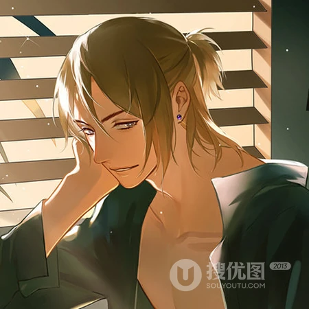 动漫男头大汗淋漓的动漫男生头像图片