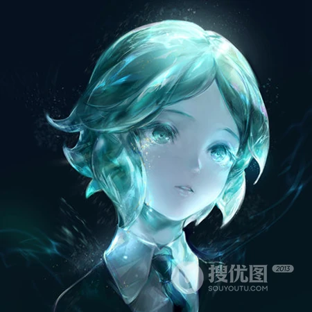 水晶动漫男女生创意头像