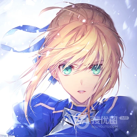潇洒的动漫少女手绘插画头像图片