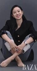 韩国女艺人孔孝真Bazaar六月号封面女郎潮装写真图片