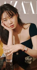 韩国女艺人孔孝真Bazaar六月号封面女郎潮装写真图片