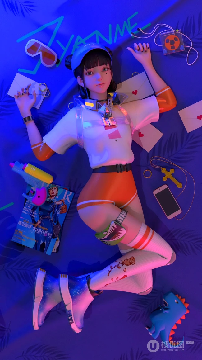 集原美，各种装扮的集原美高清壁纸图片