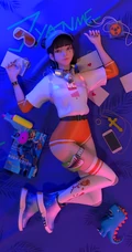 集原美，各种装扮的集原美高清壁纸图片