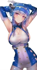 动漫游戏碧蓝航线人物圣路易斯乳摇二次元高清图片