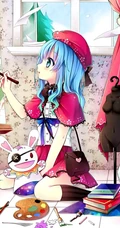 《约会大作战》蓝发少女四糸乃可爱萌美图图集