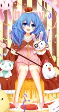 《约会大作战》蓝发少女四糸乃可爱萌美图图集