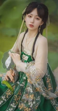 古风女生合集二，华夏古装汉服美人唯美摄影艺术图集