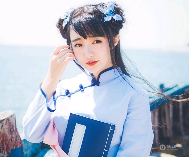 古风女生合集二，华夏古装汉服美人唯美摄影艺术图集