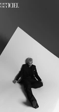 李易峰非主流超酷染发发型登《时尚男士》杂志写真图片