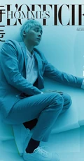 李易峰非主流超酷染发发型登《时尚男士》杂志写真图片