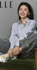 章若楠化身时尚达人多套服饰穿着登elle杂志写真图片