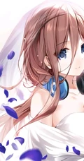 中野三玖图片，《五等分的花嫁》动漫女生中野三玖图片