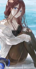 中野三玖图片，《五等分的花嫁》动漫女生中野三玖图片
