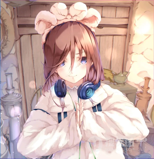 中野三玖图片，《五等分的花嫁》动漫女生中野三玖图片