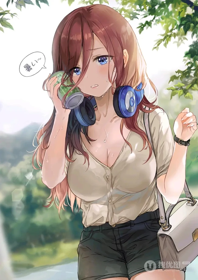 中野三玖图片，《五等分的花嫁》动漫女生中野三玖图片