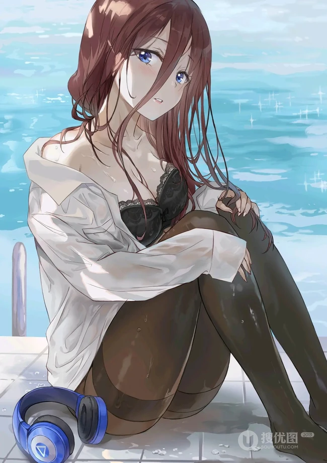 中野三玖图片，《五等分的花嫁》动漫女生中野三玖图片