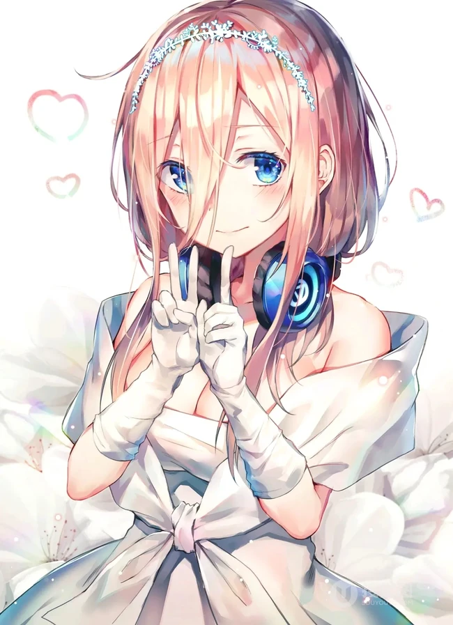 中野三玖图片，《五等分的花嫁》动漫女生中野三玖图片