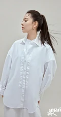 宋妍霏酷而美杂志写真图片，呈现简洁利落，刚柔并济的魅力