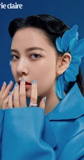 宋妍霏酷而美杂志写真图片，呈现简洁利落，刚柔并济的魅力